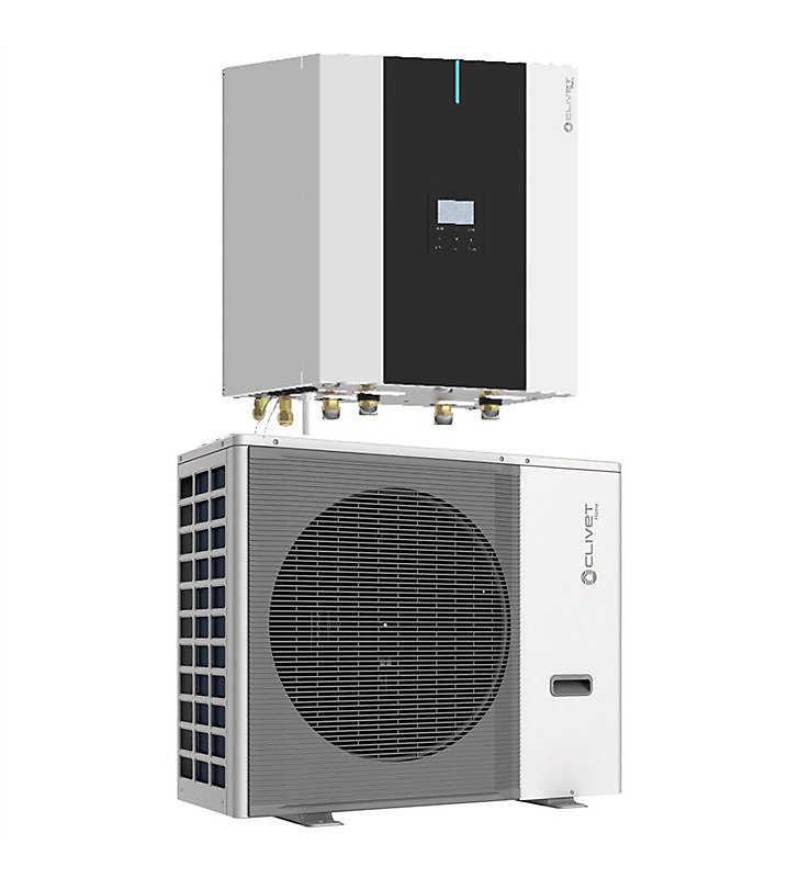 Clivet Sphera EVO 2 Box 5 Pompe à Chaleur Air/Eau Bi-Bloc Connectée WiFi 10kW Monophasée Classe A