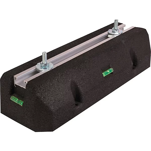 Cbm Support Rubber pour Climatiseur Amortisseur Antivibratoire 400kg Paire Noir