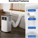 Yuanhao Tuyau d'Évacuation Flexible pour Climatiseur Mobile Diamètre 150mm Longueur 1.5m – Image 2